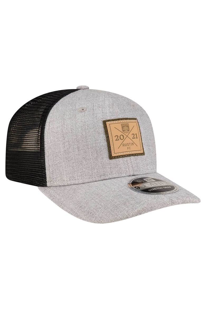 Men's New Era Heather Gray Austin FC 9SEVENTY Stretch-Snap Adjustable Hat, Alternate, color, Heather Gray