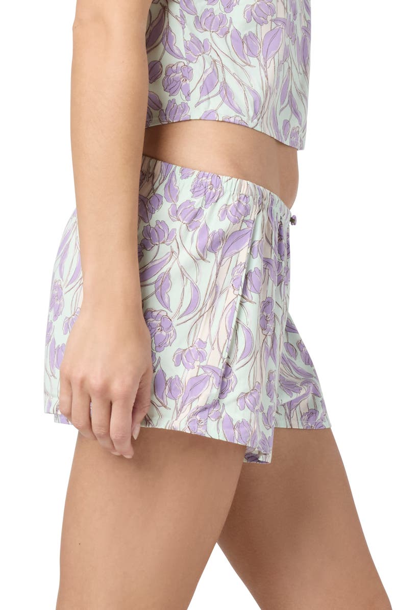 Florence by Mills Relaxed Fit Pajama Shorts, Alternate, color, Ambro Fan Flo