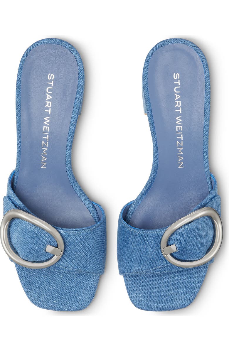 Stuart Weitzman Benni 35 Slide Sandal, Alternate, color, Washed