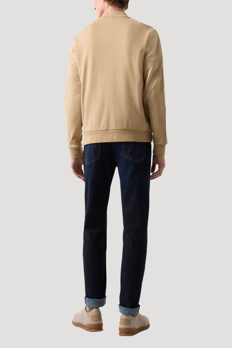 Lennox Jersey Jacket, Alternate, color, Camel
