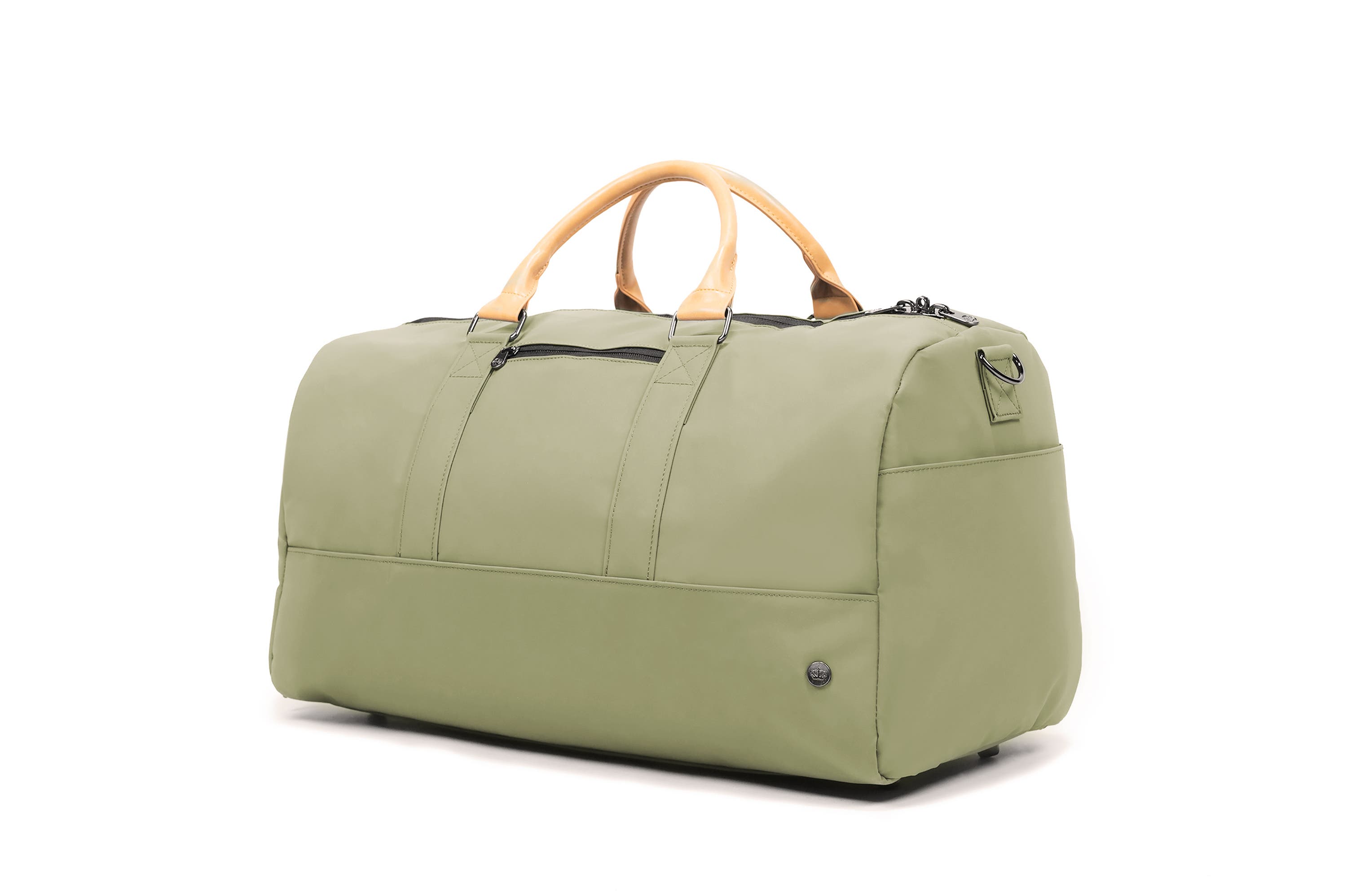 PKG Cottage Life Bishop 42L Recycled Duffel Bag, Alternate, color, Green/Light Tan