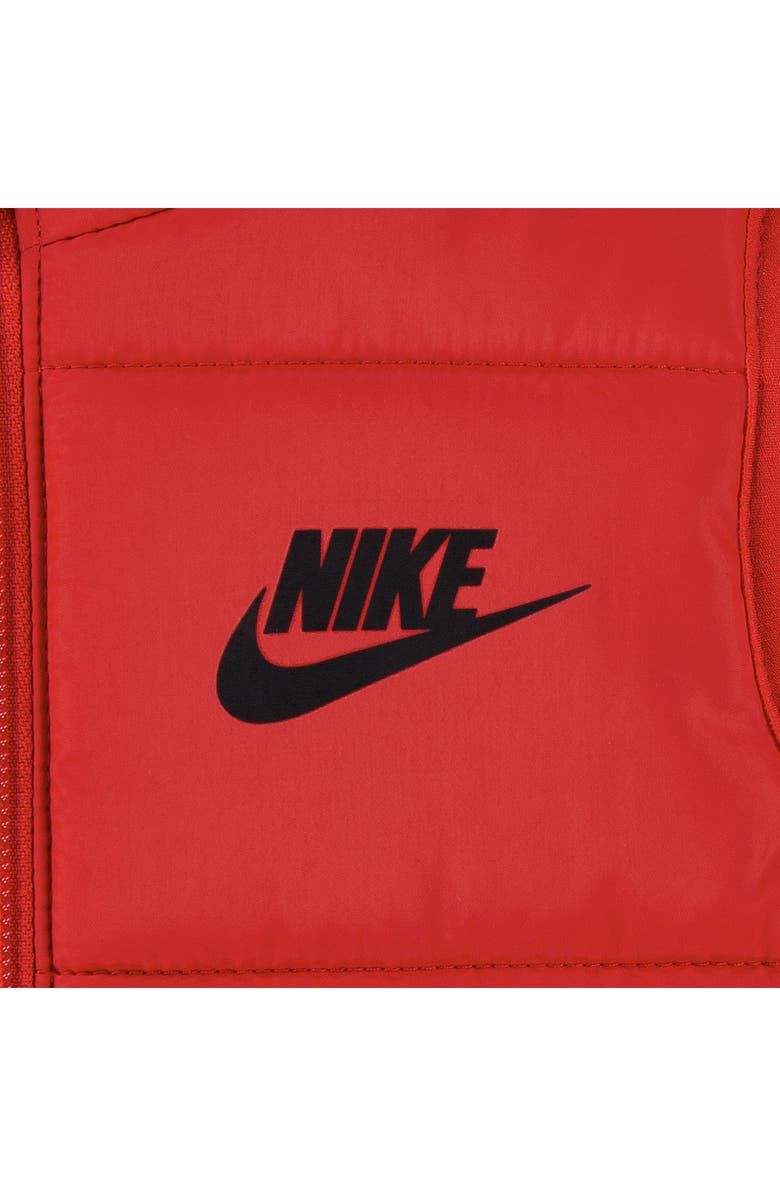 Nike Kids' Logo Puffer Vest, Logo T-Shirt & Fleece Joggers Set, Alternate, color, Dark Grey Heather/ Black