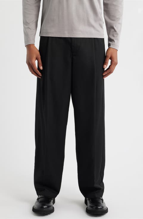 Otis Pleated Twill Pants