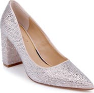 BADGLEY MISCHKA Banee II Crystal Pointed Toe Pump