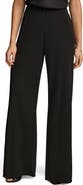 Donna Karan New York Flat Front Wide Leg Pants