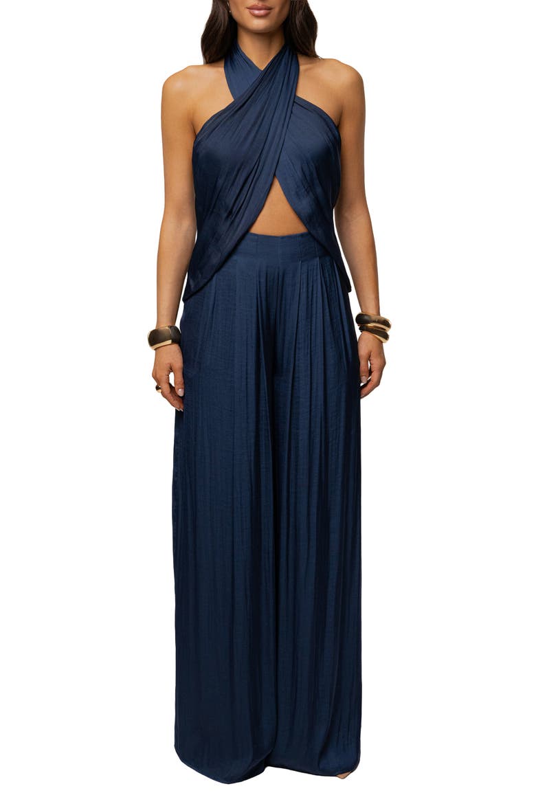 Core Form Halter Top, Alternate, color, Blue