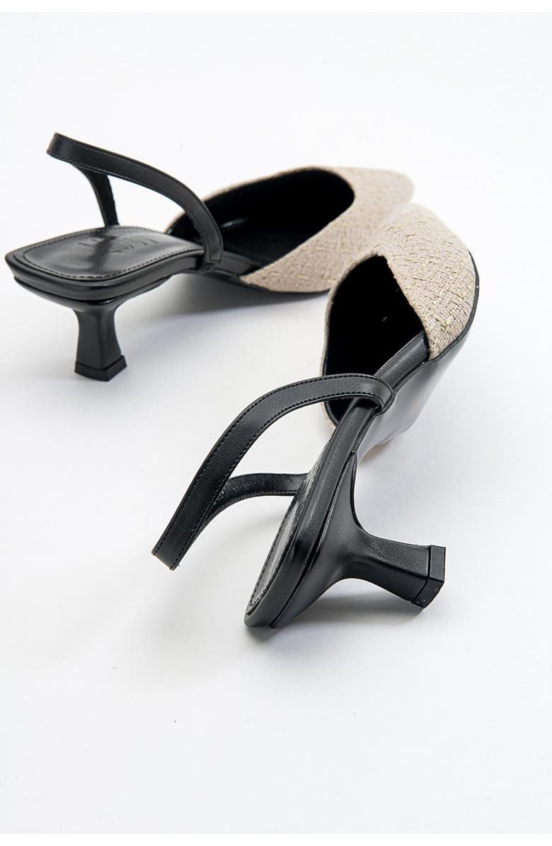 Prologue Shoes Over Pointed Toe Pump, Alternate, color, Cream