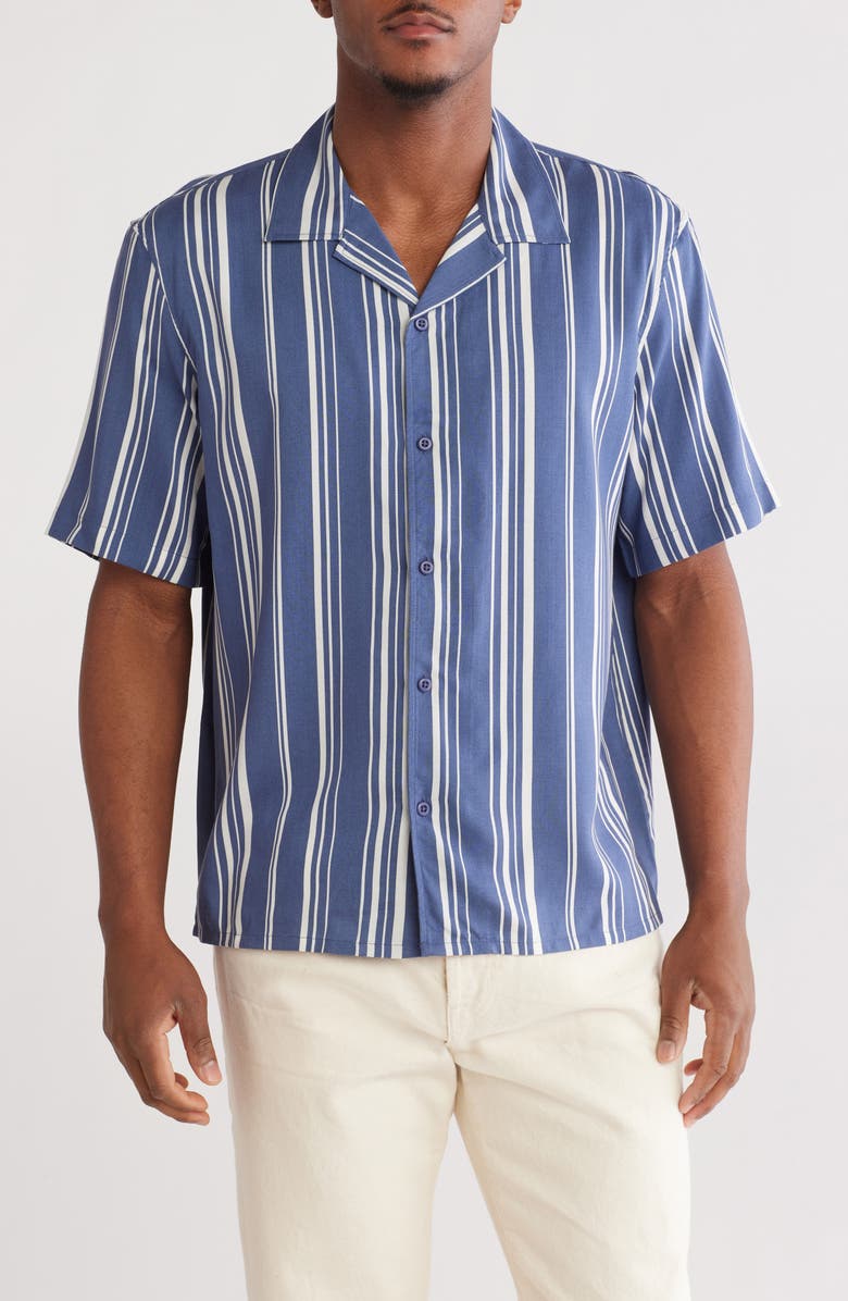 Abound Stripe Camp Shirt, Main, color,