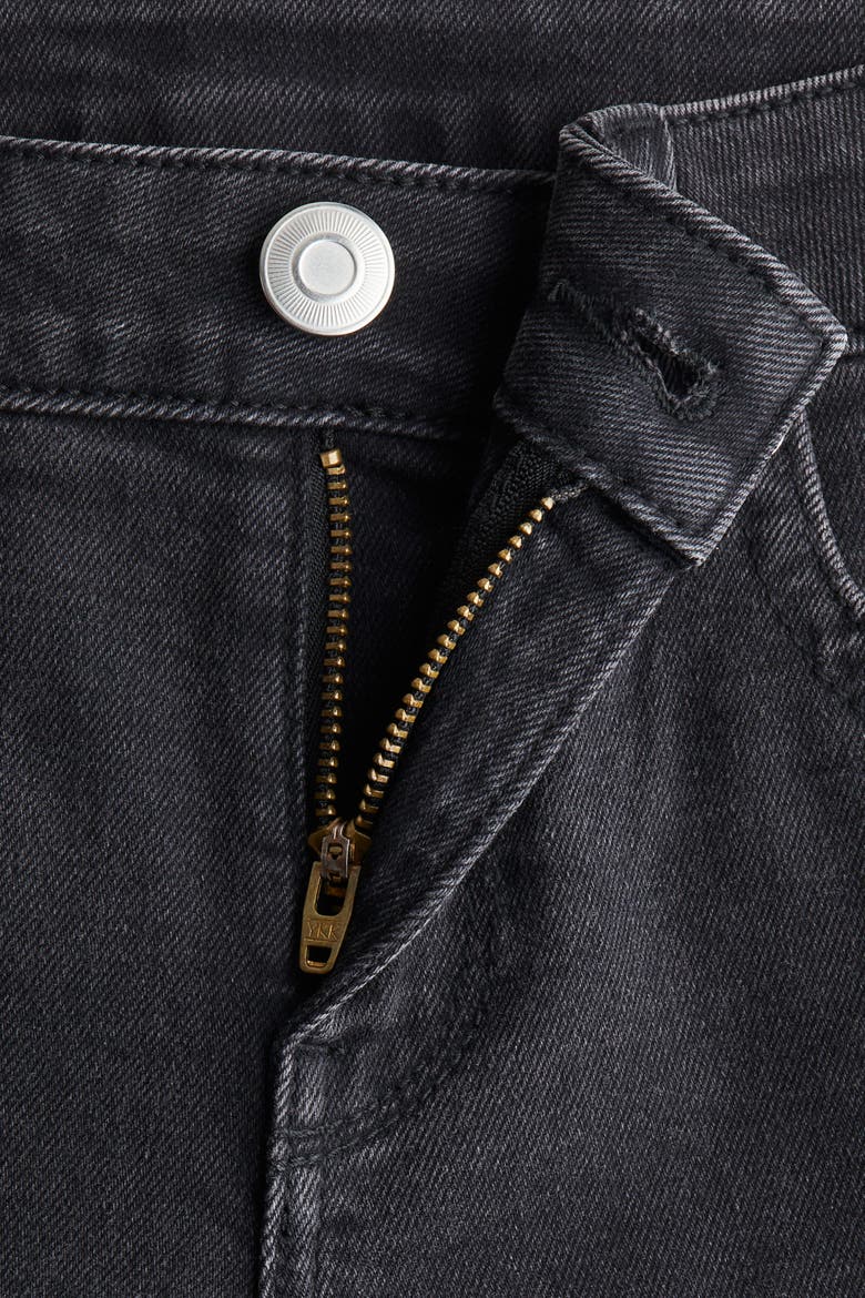 Flared Low Jeans, Alternate, color, Black/color block