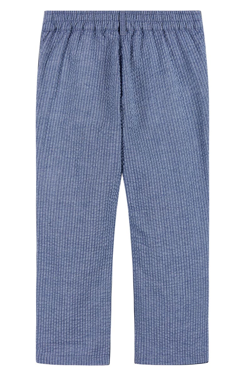 Andy & Evan Kids' Vest, Button-Up Shirt, Pants & Bowtie Set, Alternate, color, Blue Seersucker