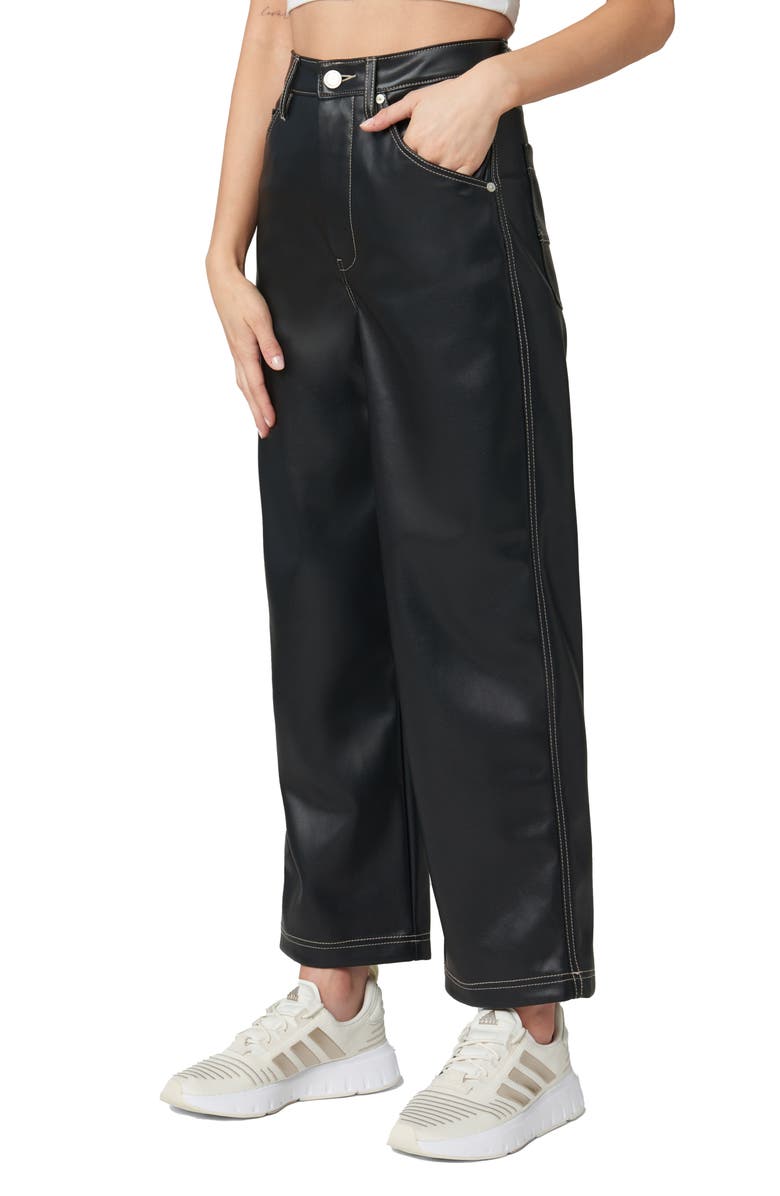 BLANKNYC Faux Leather Utility Pants, Alternate, color,