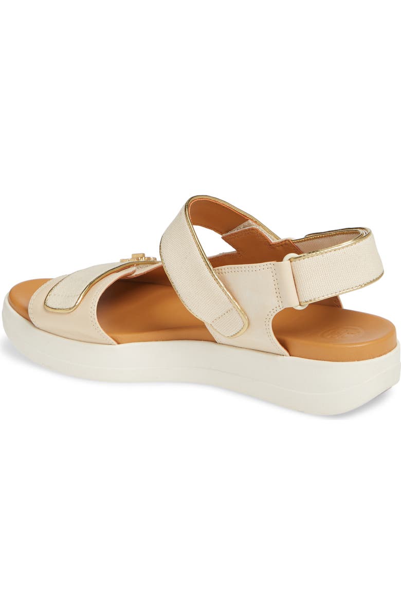 Tory Burch Kira Logo Slingback Sandal, Alternate, color,