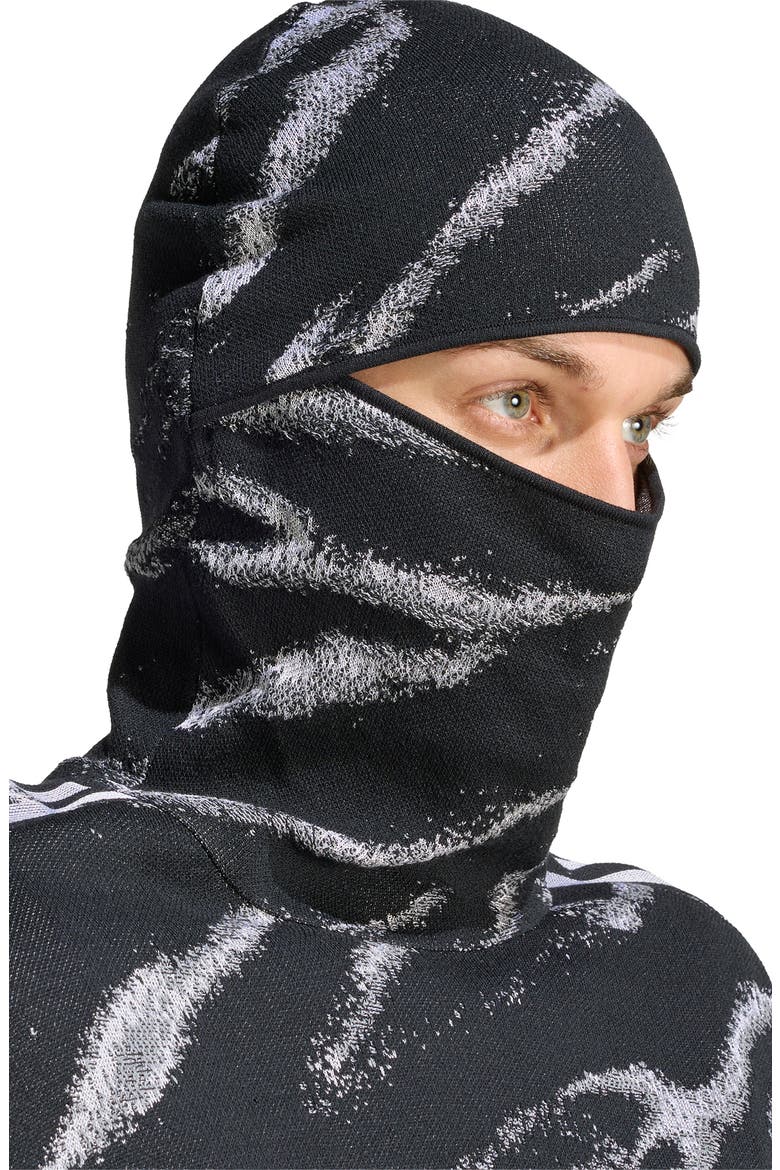 A6 Knit Hoodie, Alternate, color, BLACK/ GREY THREE