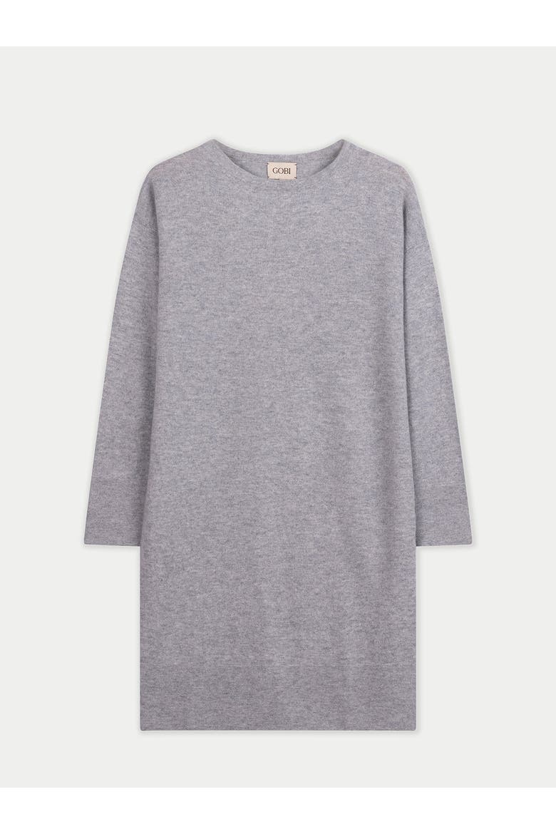 C-Neck Knit Dress, Main, color, high rise