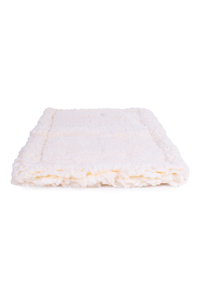 High Pile Fleece Comfort Cushion, Alternate, color, NATURAL