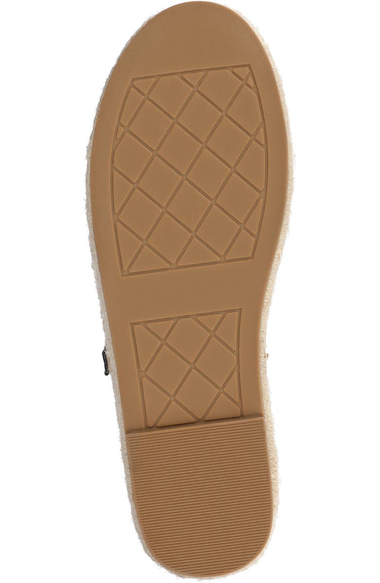 Journee Collection Kenzie Espadrille Flat, Alternate, color, Black