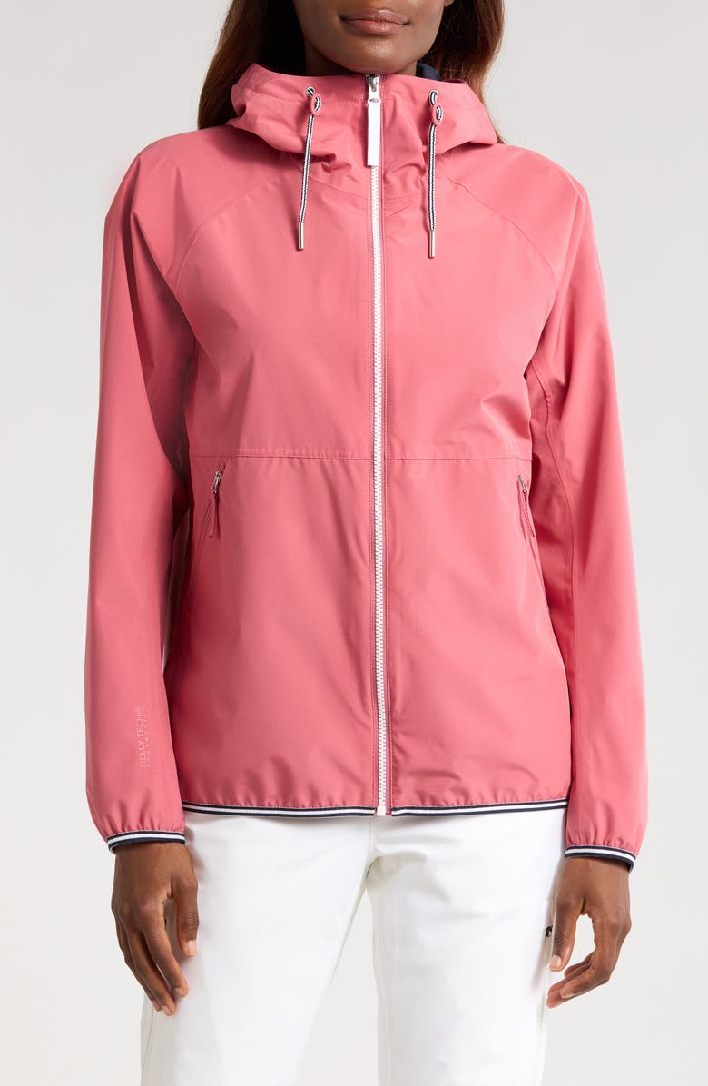 Helly Hansen Koster Waterproof Hooded Rain Jacket, Alternate, color, 