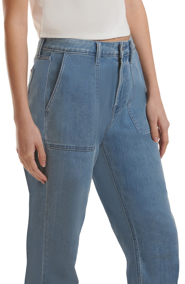 JEN7 by 7 For All Mankind Patch Pocket Easy Crop Jeans, Alternate, color,