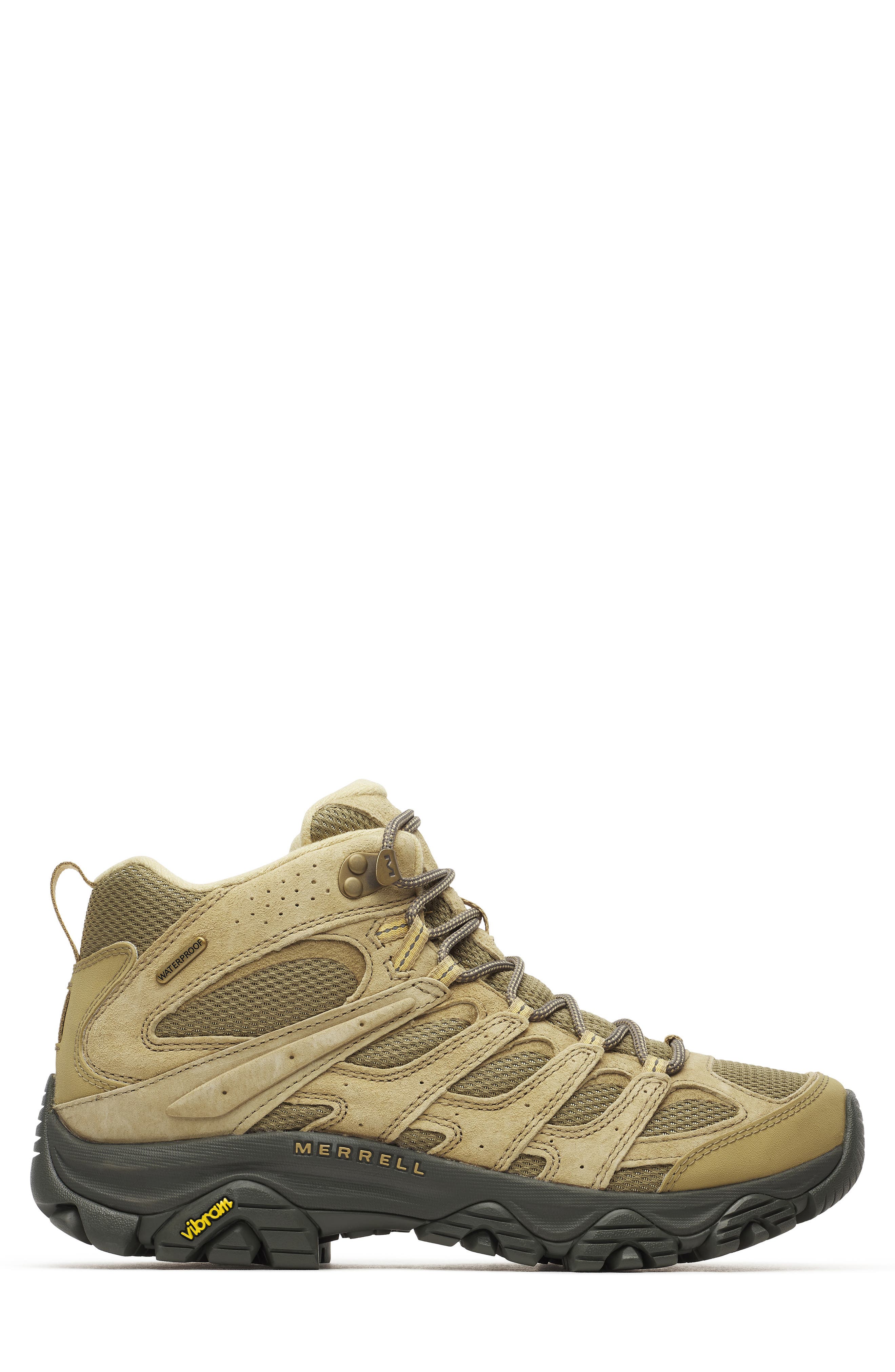 Moab 3 Mid Waterproof Hiking Shoe, Alternate, color, TEAK
