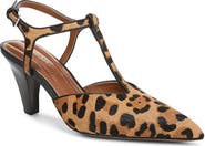 Franco Sarto Ovett Pointed Toe T-Strap Pump