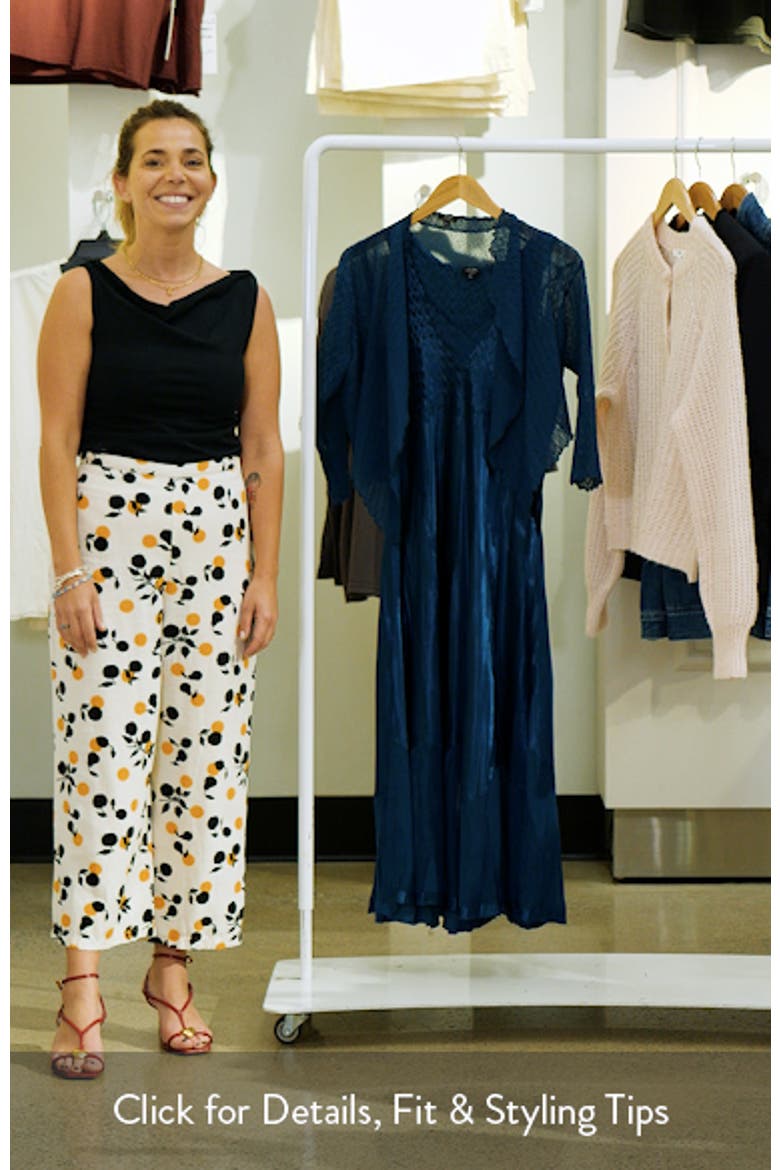 Charmeuse & Chiffon Cocktail Dress with Jacket video