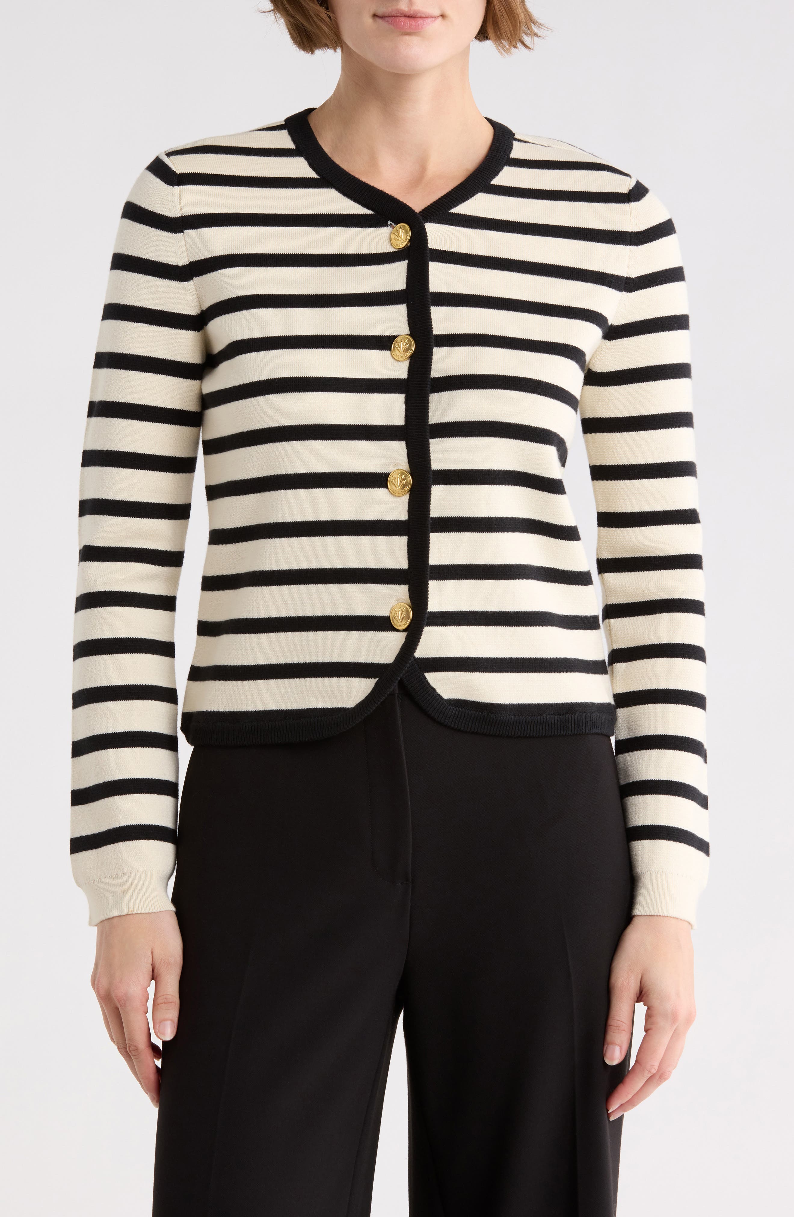 rag & bone Dee Stripe Cardigan