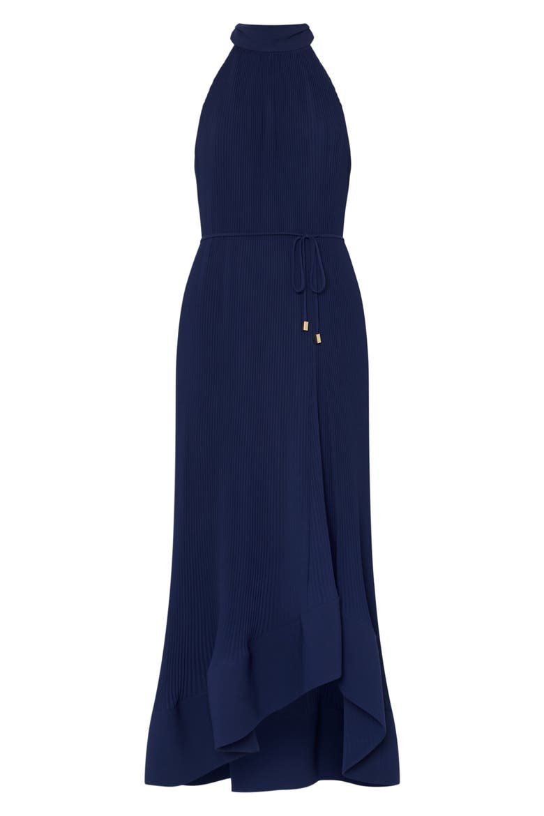 steele nalani midi dress Milly Women's Nalani Pleated Midi-Dress - Navy