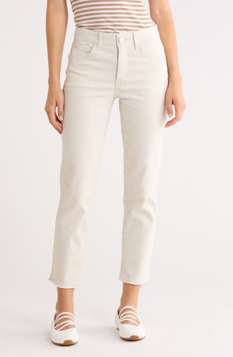 'Ab'Solution High Waist Slim Straight Leg Jeans
