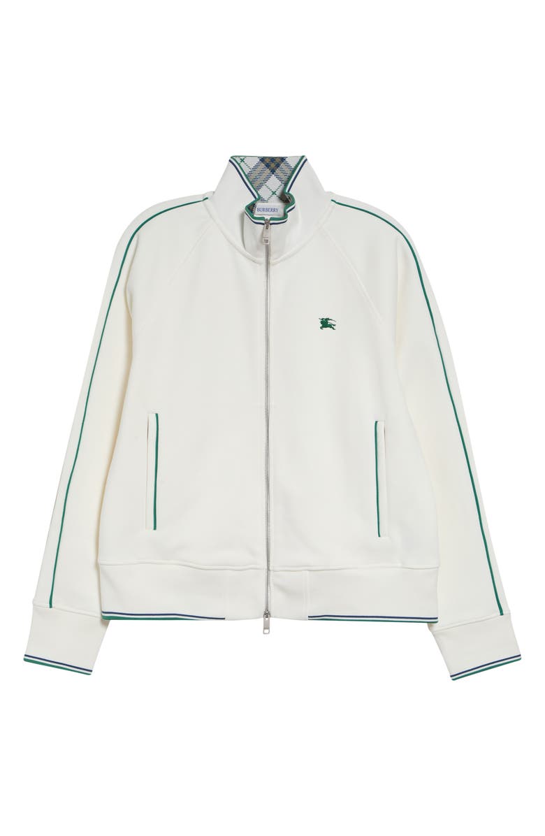 Burberry Torric Double Face Track Jacket, Main, color, Chalk