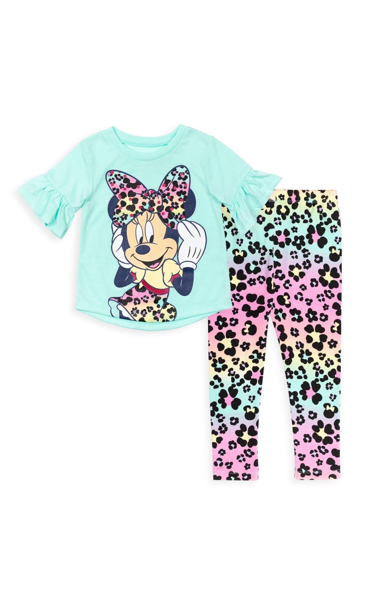 Disney T-Shirt & Leggings Set, Main, color, Blue
