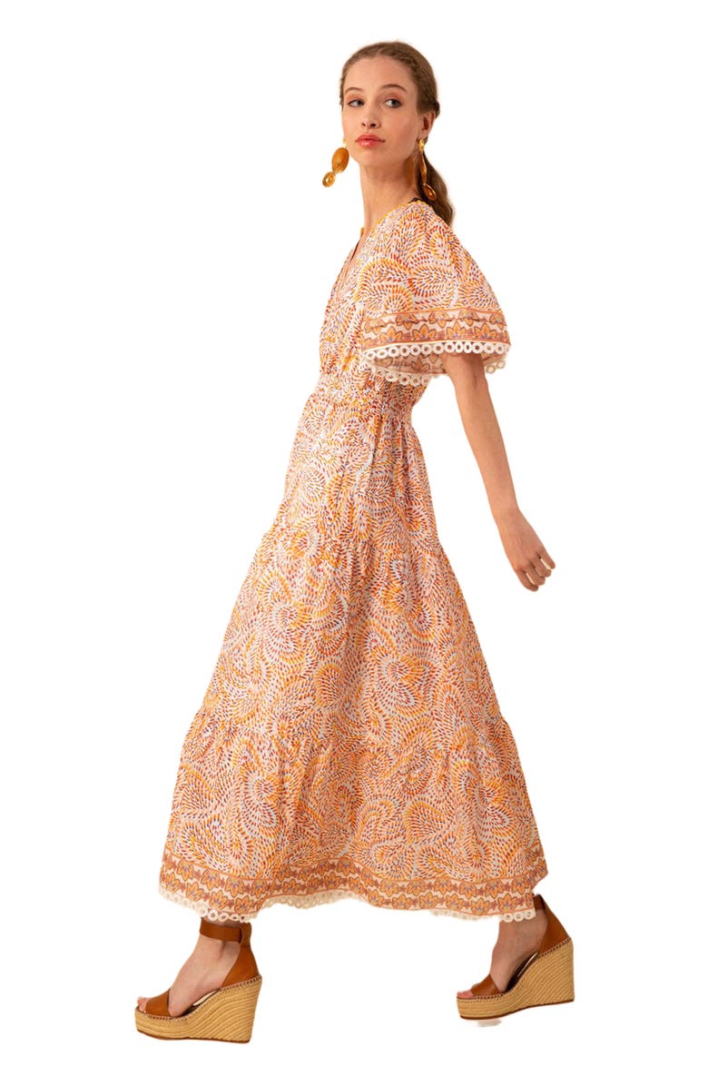 Hale Bob Kylie Linen Maxi Dress, Alternate, color,