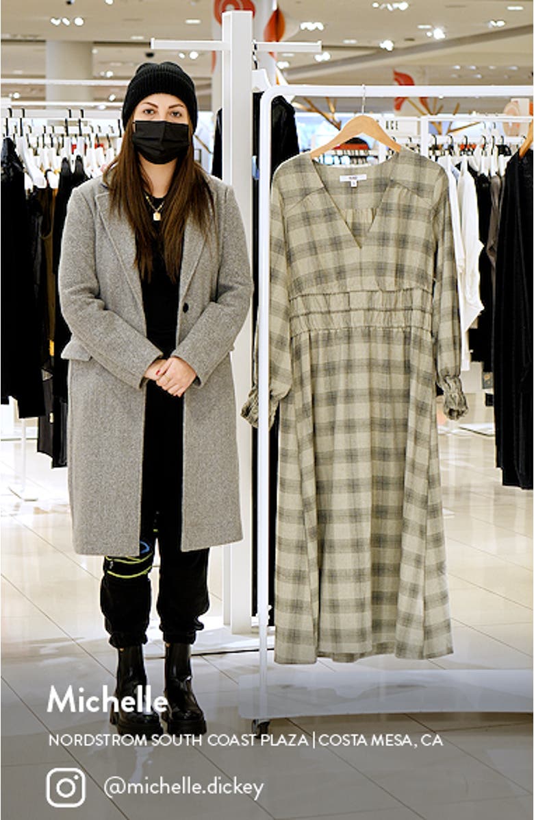 Long Live Plaid Long Sleeve Midi Dress, sales video thumbnail