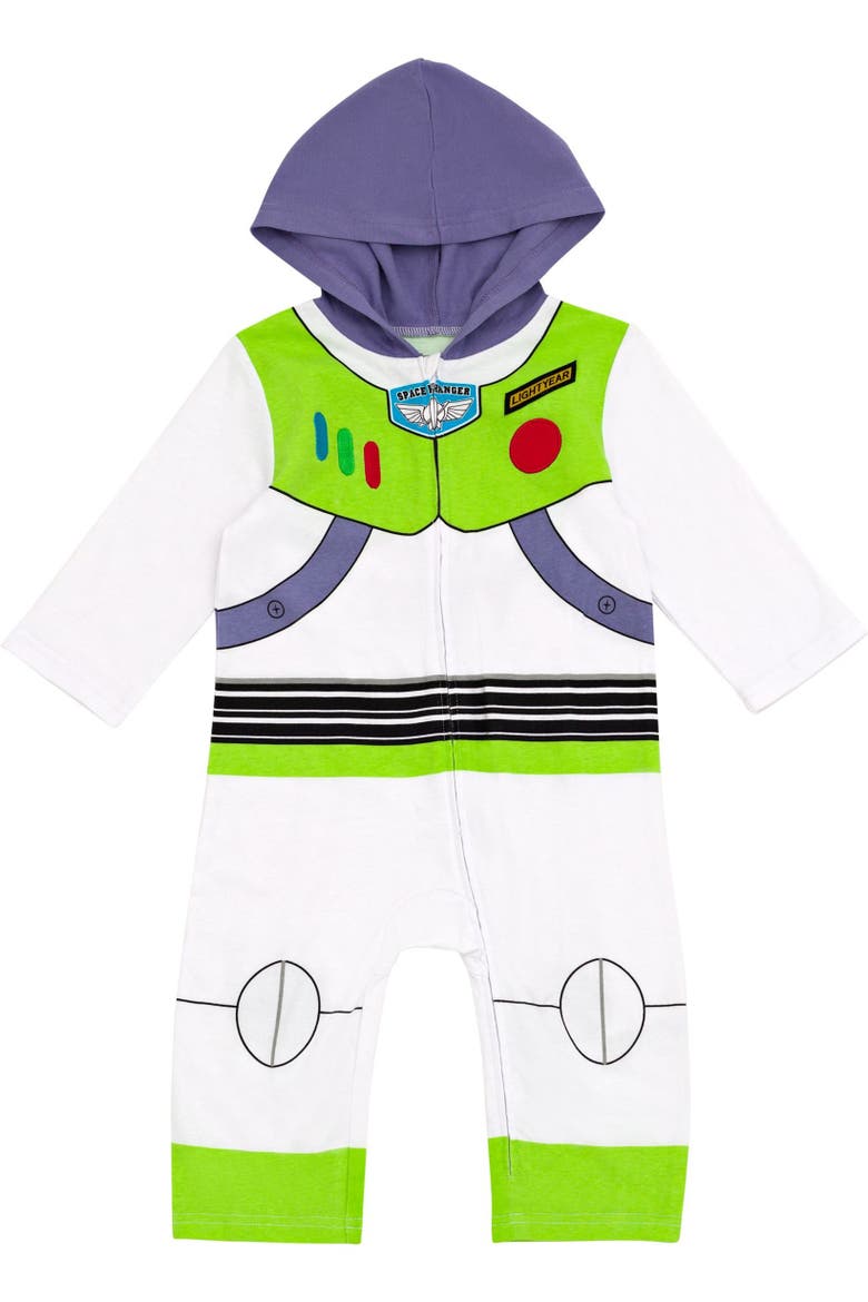 Toy Story Buzz Lightyear Hooded One Piece, Main, color, Buzz Lightyear Green