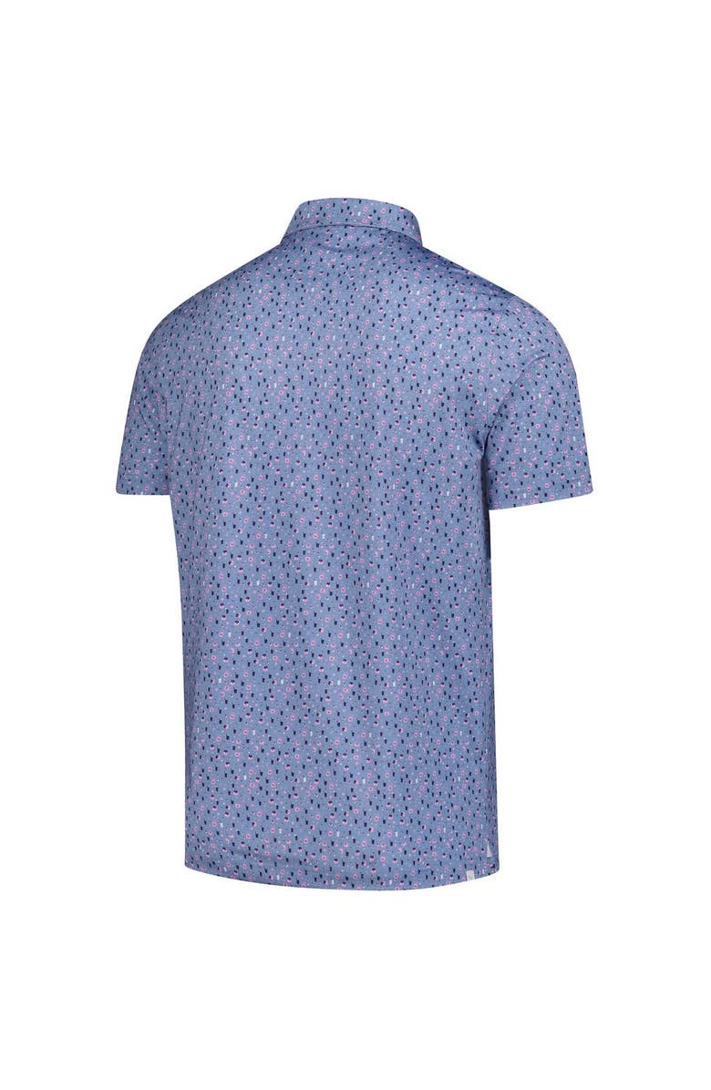 PUMA Men's Puma  Blue Arnold Palmer Invitational Tea Time MATTR Polo, Alternate, color, Blue