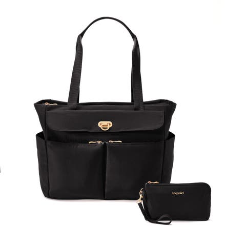 Coastal Flip Lock Tote