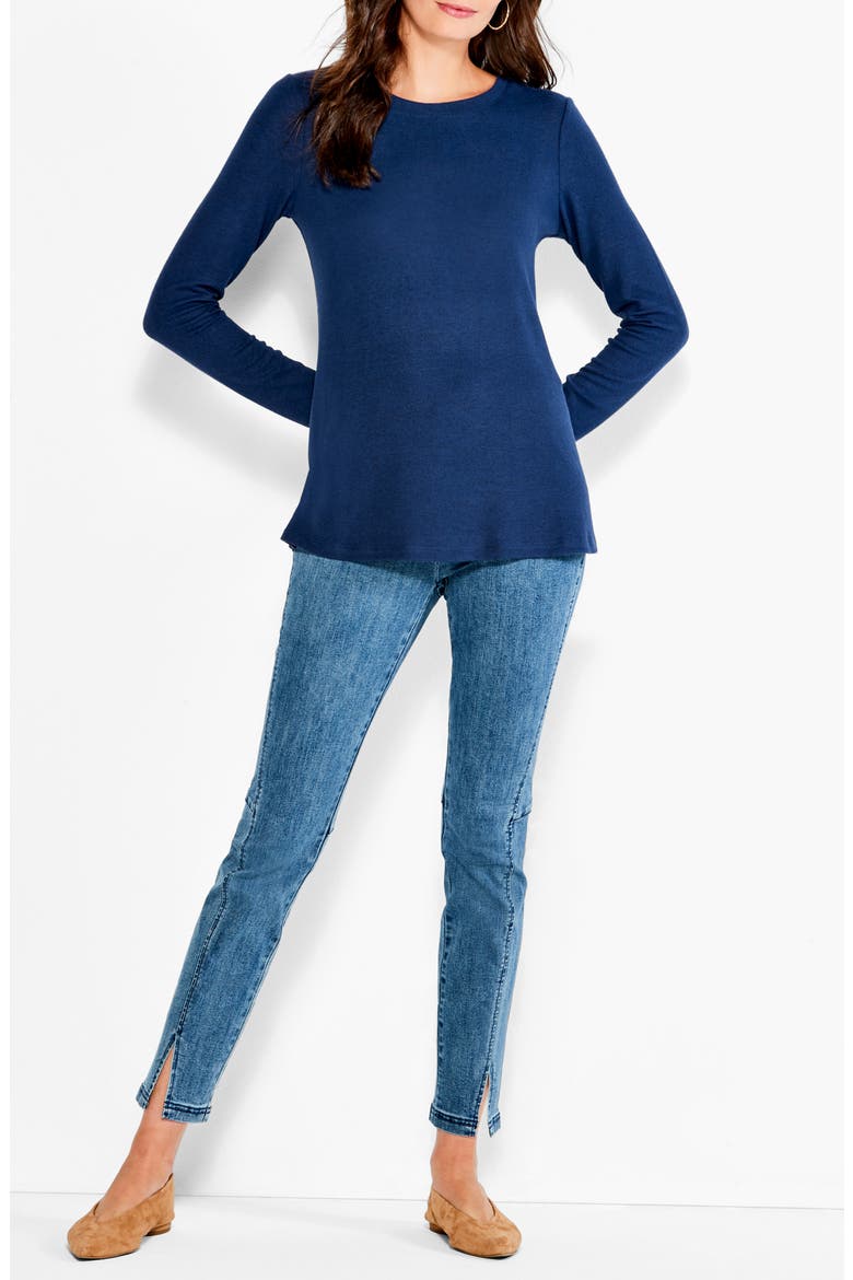 Sweet Dreams Knit Top, Alternate, color, DARK INDIGO