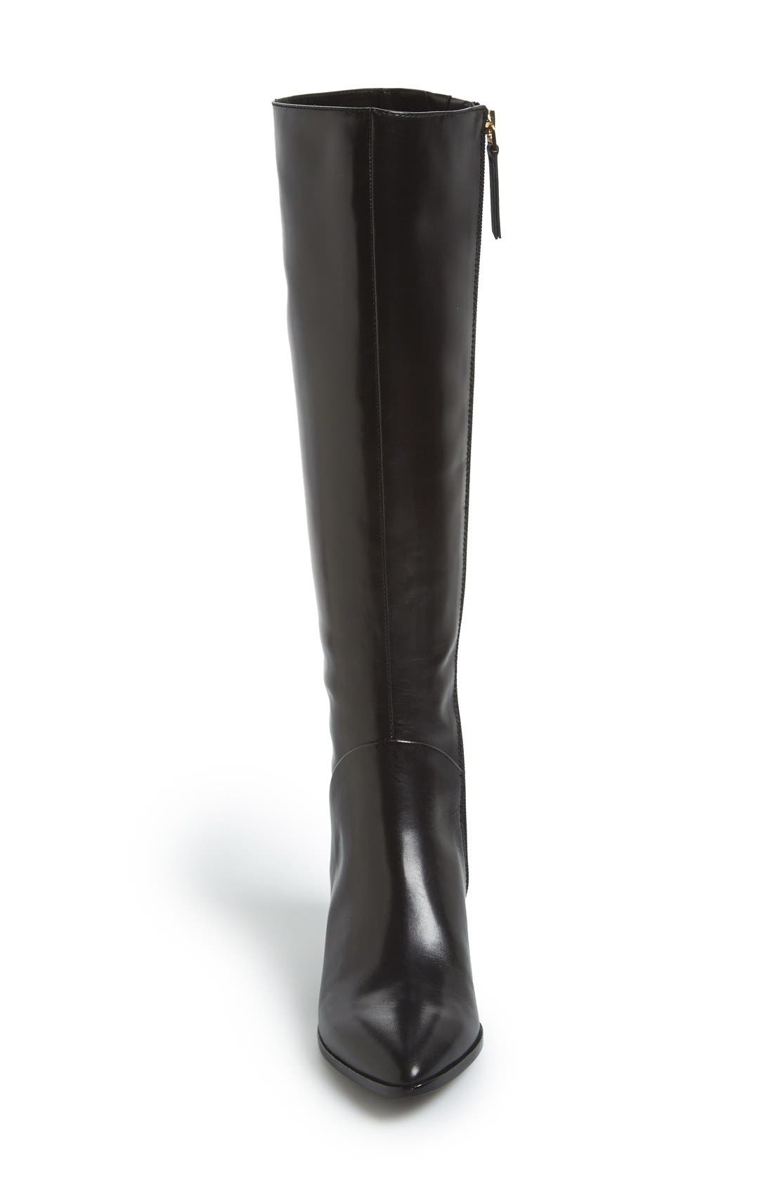 'Hugla' Knee High Boot, Alternate, color, NERO