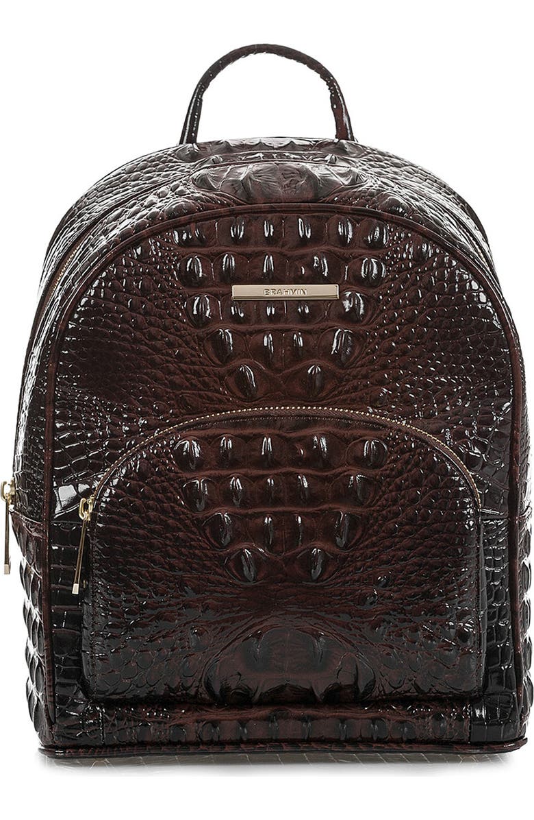 Brahmin Mini Dartmouth Leather Backpack, Main, color,