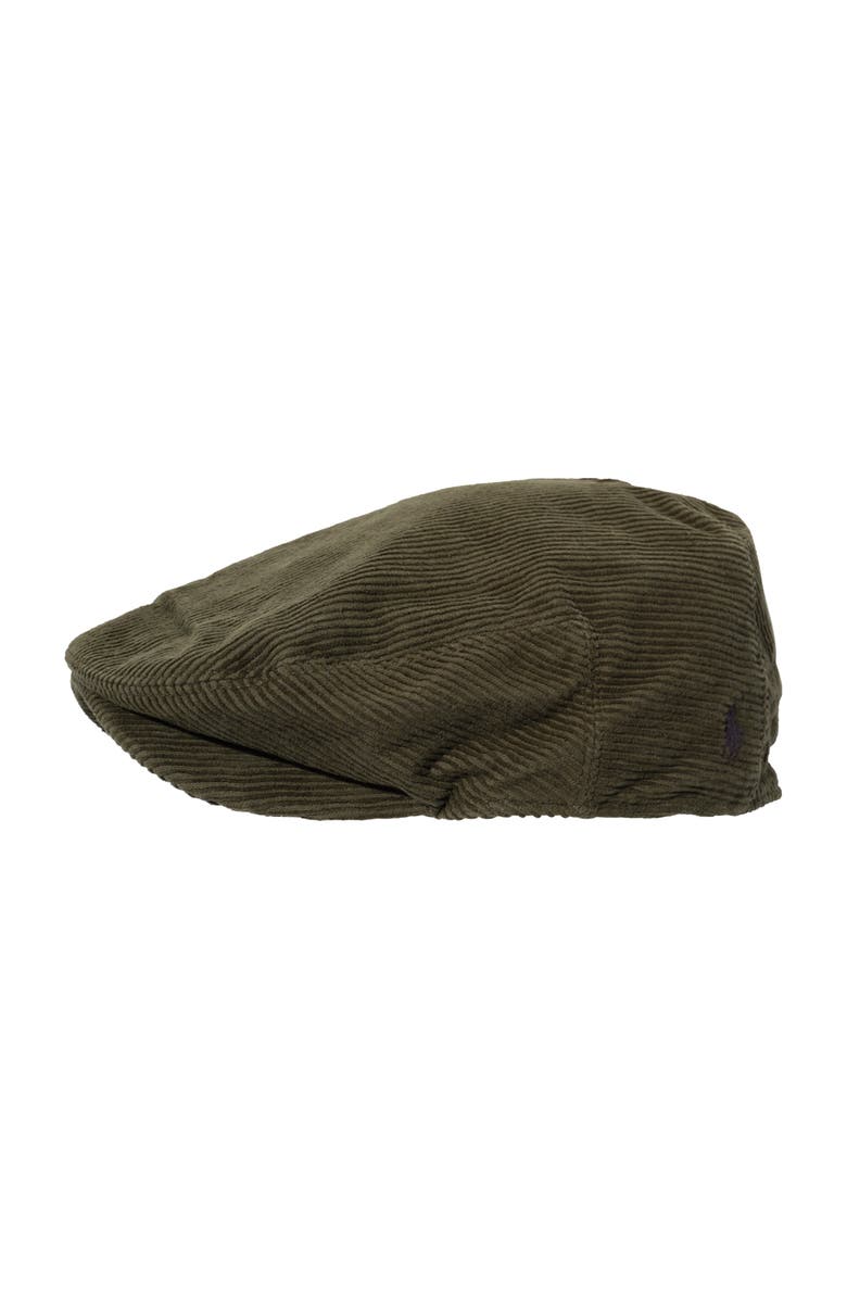 Polo Ralph Lauren Corduroy Driver Cap, Main, color, Estate Olive