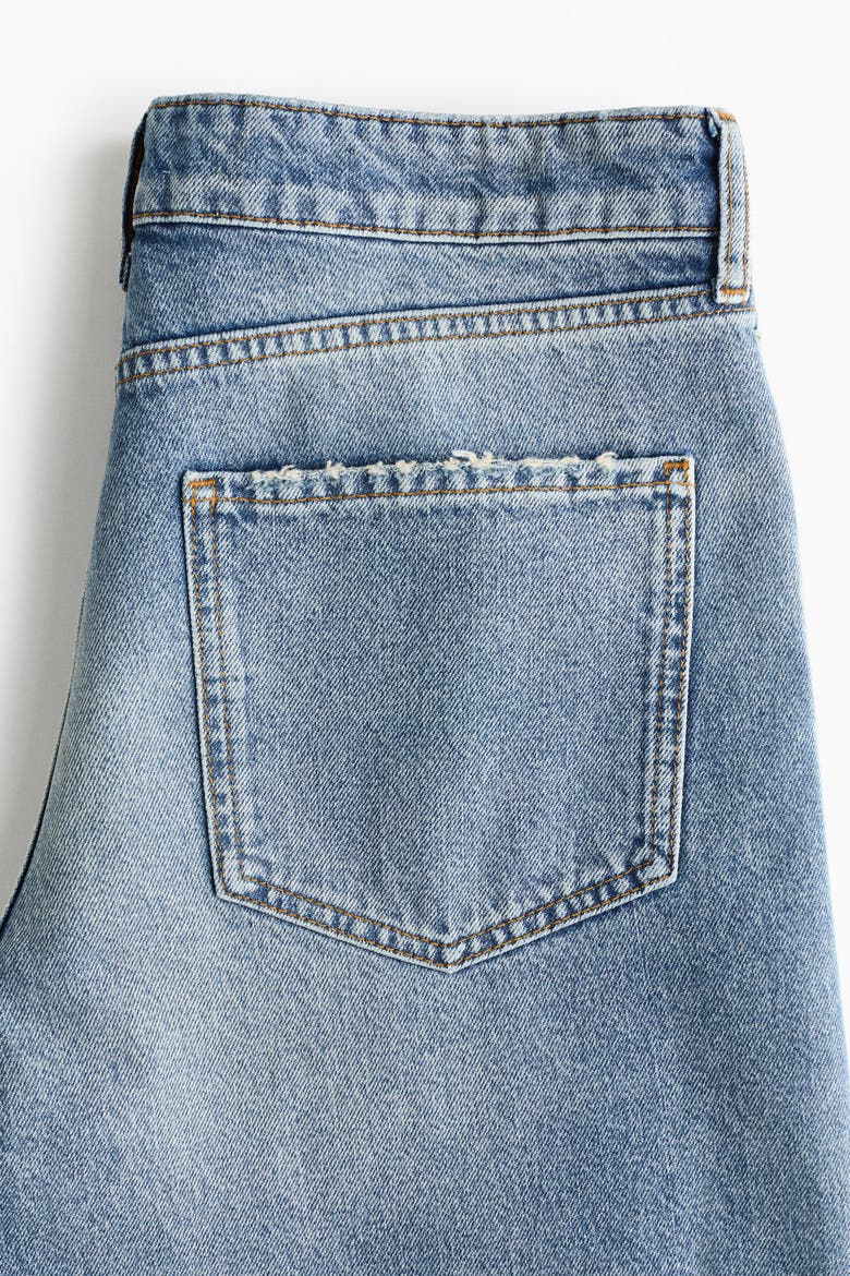 Baggy Regular Waist Jeans, Alternate, color, Denim blue