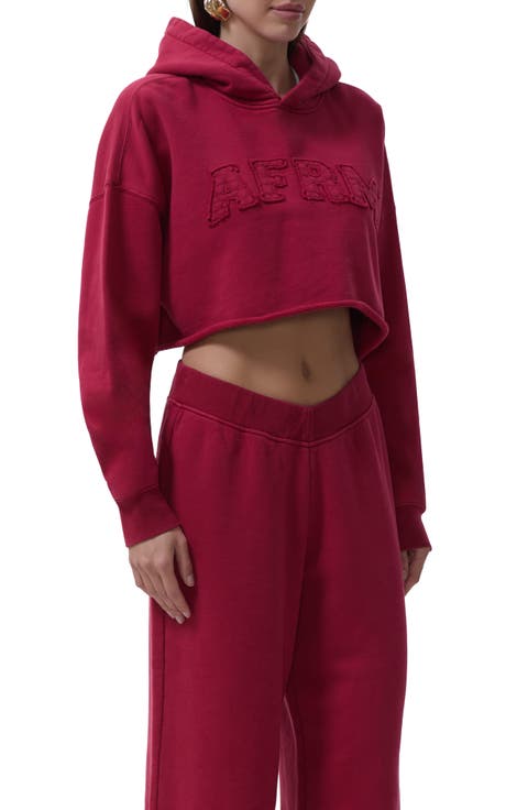 Darius Crop Cotton Hoodie
