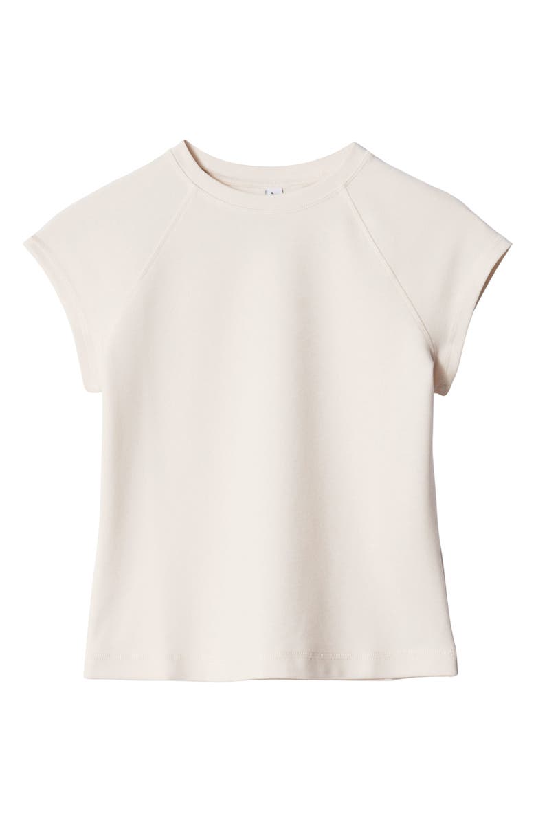 & Other Stories Cap Sleeve T-Shirt, Alternate, color, White Dusty Light