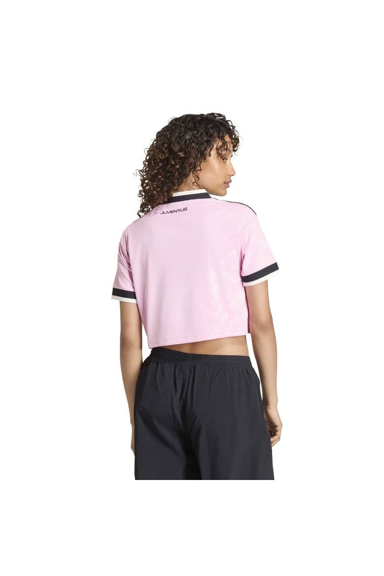 Women's adidas Pink Juventus 2026/27 Away Cropped Replica Jersey, Alternate, color, Pink