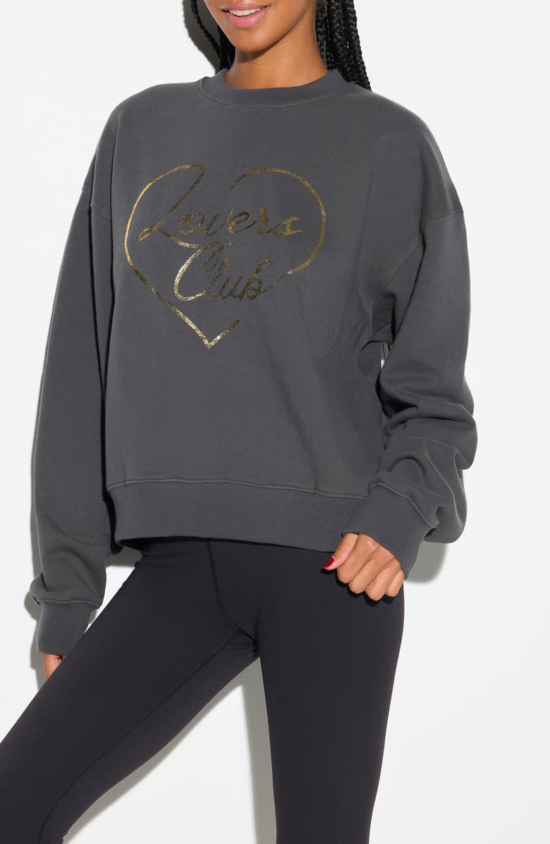 Spiritual Gangster Lovers La Brea Cotton Sweatshirt, Alternate, color, 