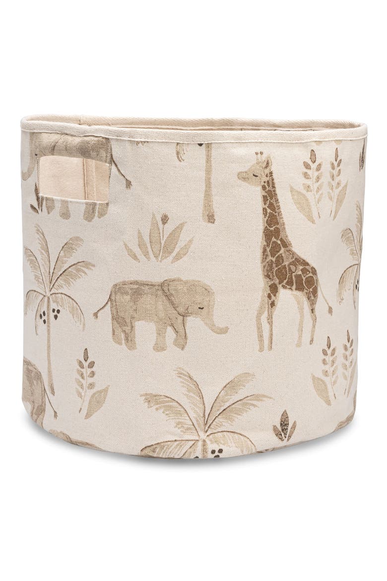 Cove Ocean Animal Storage Cube, Main, color, BEIGE