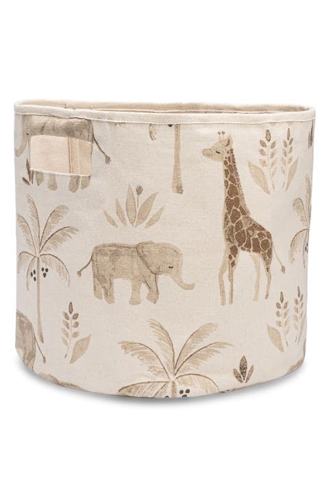 Round Nursery Storage Bin