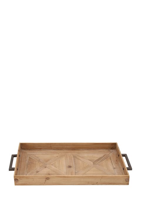 Brown Wood Tray