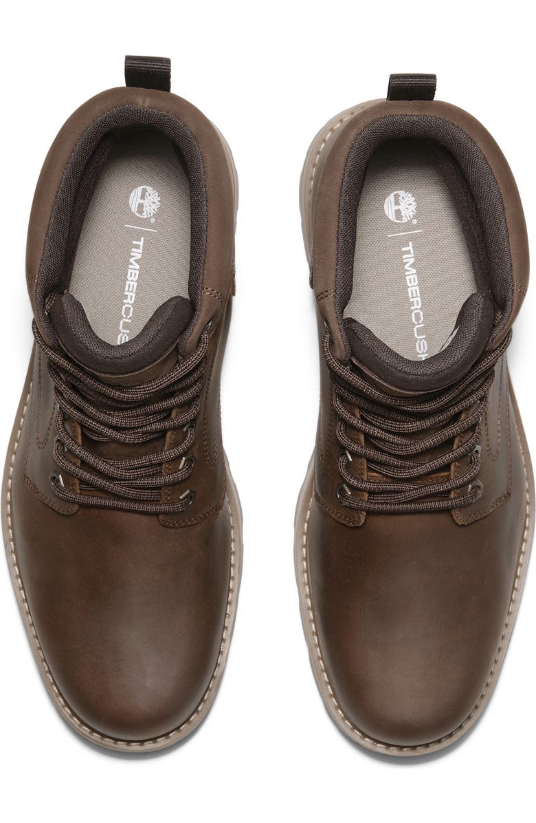 Timberland Britton Road Waterproof Boot, Alternate, color, Rust Full Grain