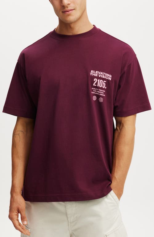 Cotton On Box Fit Text T-shirt
