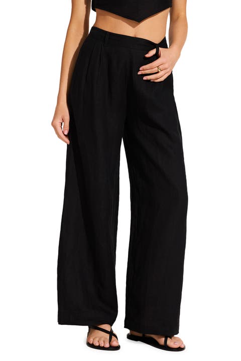 The Getaway Linen Cover-Up Pants
